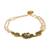 Bronze pearl antique gold Alloy Bracelet