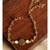 Bronze beaded jewellery antique gold Alloy Bracelet