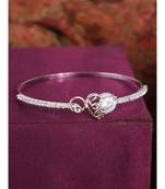 Silver american diamonds Sterling Silver Brass Bracelet