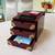 Lalhaveli Desk Organizer Wooden Handmade File Cabinet Bedside Nightstand (12X9.5X8.5 Inch)