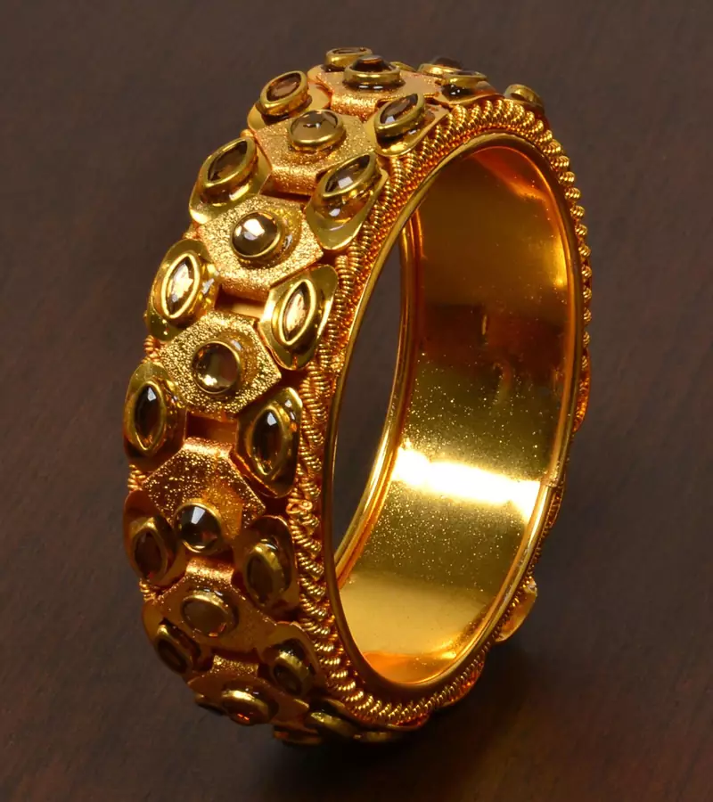 Antique Look Stone Embellished Designer Bracelet BD524