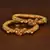 Gold Plated Kundan Embellished Gheru Copper made Bangle Set BD525