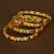 Gold Plated Multi-Colored Stone Embellished Bangle Set for Women BD530