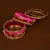 Silk Thread and Zircon Stone Embellished Designer Bangle Set BD534