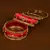 Silk Thread and Zircon Stone Embellished Designer Bangle Set BD535