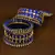 Silk thread with Zircon Stone worked Bangle Set for Women BD538