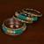 Seed Beads and Zircon Stone Embellished Bangle Set BD543