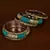 Seed Beads and Zircon Stone Embellished Bangle Set BD543