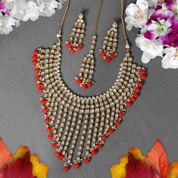 Orange necklace-sets 1