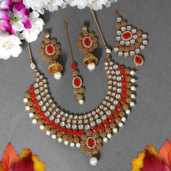 Orange necklace-sets 1