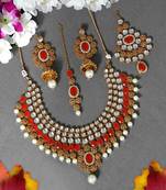 Orange necklace-sets