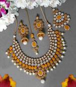 Yellow necklace-sets