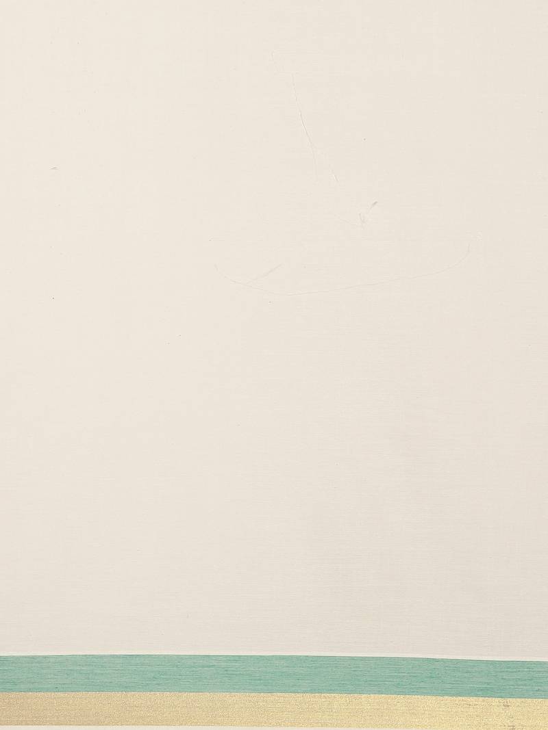 white pure cotton woven saree with blouse