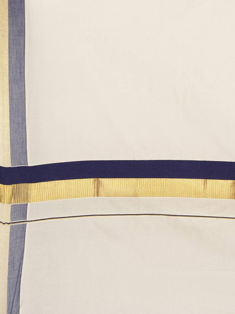 white pure cotton woven saree with blouse