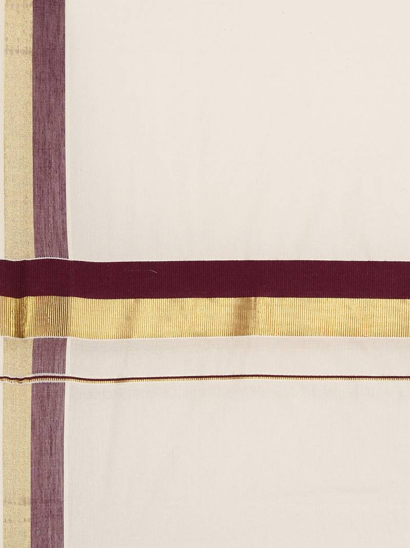 white pure cotton woven saree with blouse