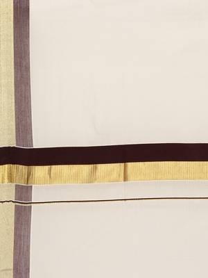 white pure cotton woven saree with blouse 5