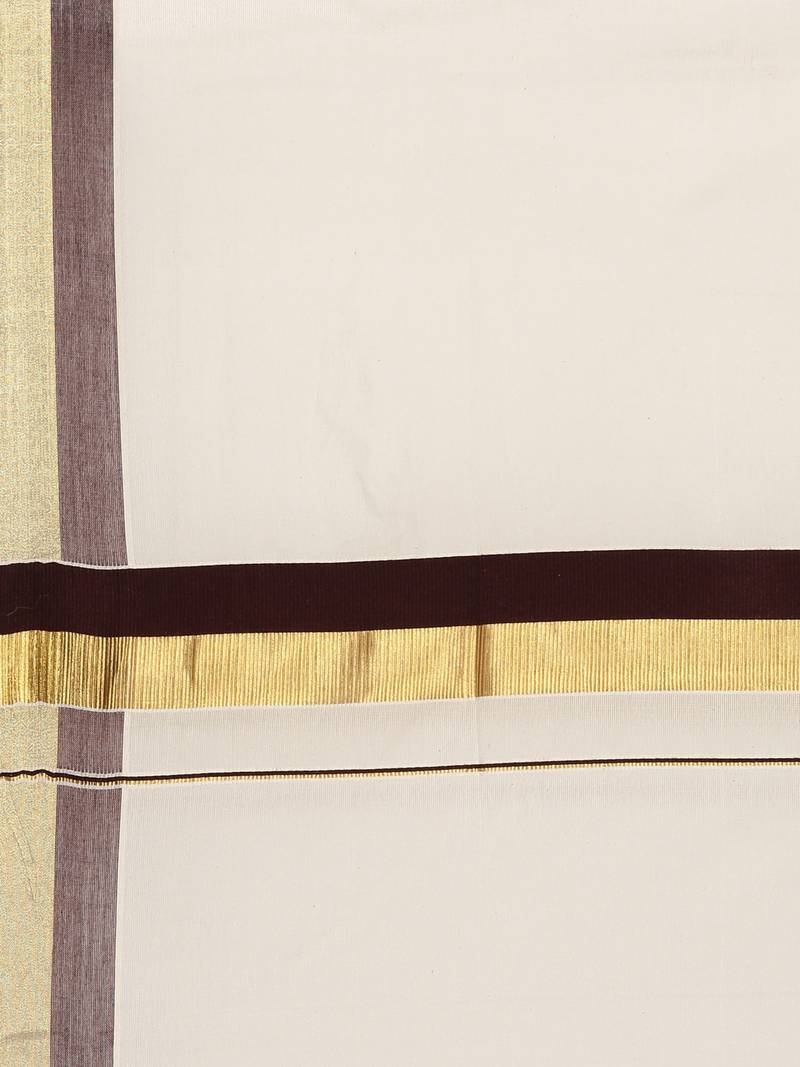 white pure cotton woven saree with blouse