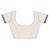 white pure cotton woven saree with blouse