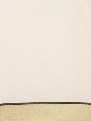 white pure cotton woven saree with blouse 4