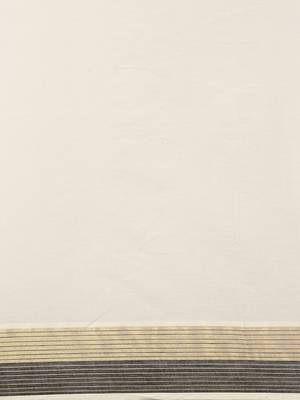 white pure cotton woven saree with blouse 4