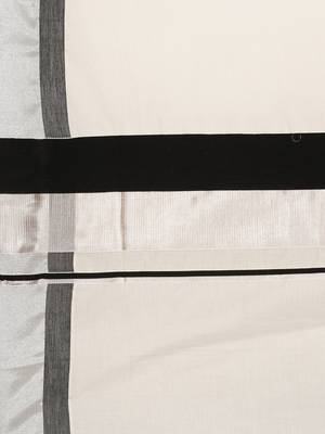 white pure cotton woven saree with blouse 5