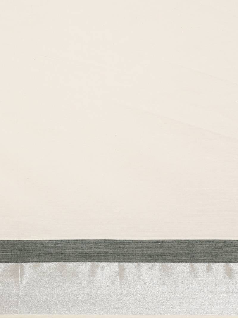 white pure cotton woven saree with blouse