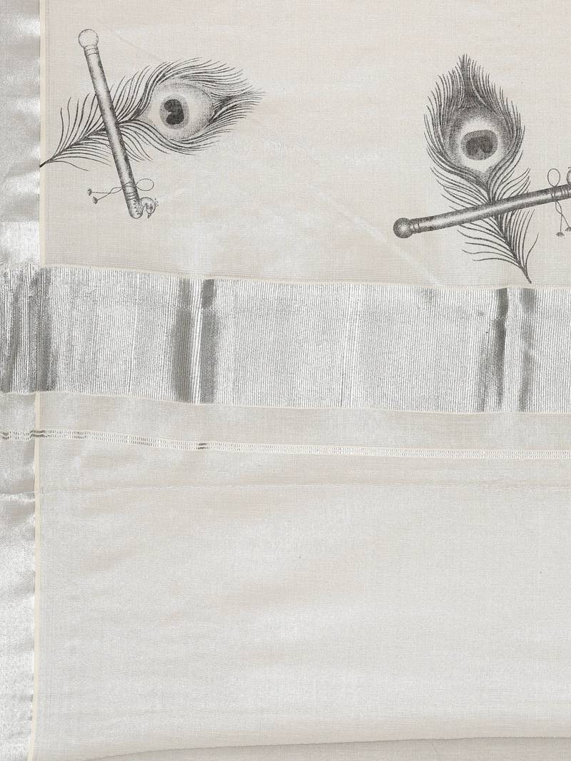 white pure cotton woven saree with blouse