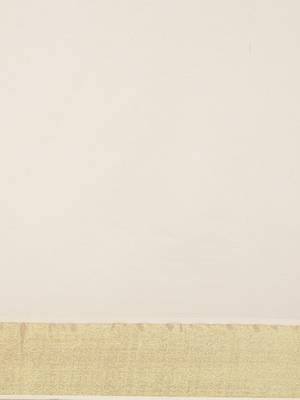 white pure cotton woven saree with blouse 4