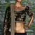Attractive Black Dori, Zari, and Sequins Embroidered Thai Silk designer lehenga choli designs