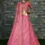 Mesmerizing Pink Dori, Zari, and Sequins Embroidered Thai Silk indian wedding lehenga dress