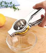 NFI essentials Food Grade Sturdy Stainless Steel Lemon Squeezer
