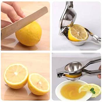 NFI essentials Food Grade Sturdy Stainless Steel Lemon Squeezer 2