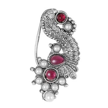 Traditional Oxidised Maharashtrian Nath for women and girls 1
