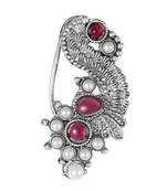 Traditional Oxidised Maharashtrian Nath for women and girls