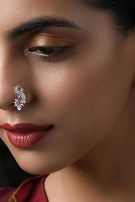 Traditional Oxidised Maharashtrian Nath for women and girls 2