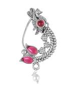 Traditional Oxidised Maharashtrian Nath for women and girls