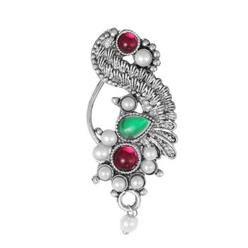 Traditional Oxidised Maharashtrian Nath for women and girls 1