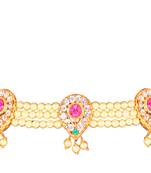 Traditional Maharashrian Pearl Collection Thusi (chokar) Necklace for Women and Grils 