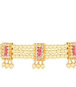 Traditional Maharashrian Pearl Collection Thusi (chokar) Necklace for Women and Grils 