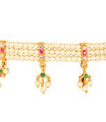 Traditional Maharashrian Pearl Collection Thusi (chokar) Necklace for Women and Grils 
