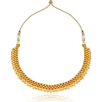 Traditional Maharashtrian Thusi (chokar) necklace for women and girls 1