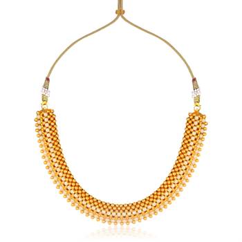 Traditional Maharashtrian Thusi (chokar) necklace for women and girls 1