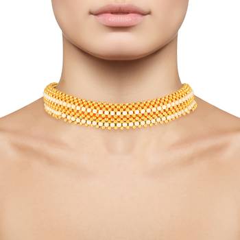 Traditional Maharashtrian Thusi (chokar) necklace for women and girls 2