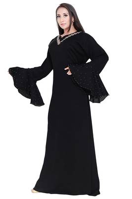 Dubai Staylish Fancy Abaya African Kaftan Islamic Jalabab Dresses  4
