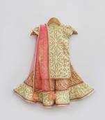 Lemon Yellow Kurti with Sharara