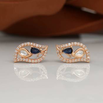 Blue studs 1