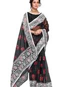 White Organza Saree With Blouse Piece