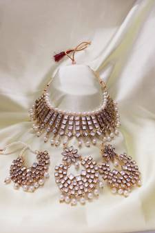White necklaces