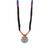 Multi-color With Mustard Tassel Necklace