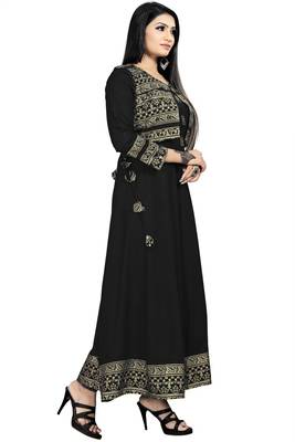 Jambu Creation Women's Rayon Anarkali Kurti with Jacket 3